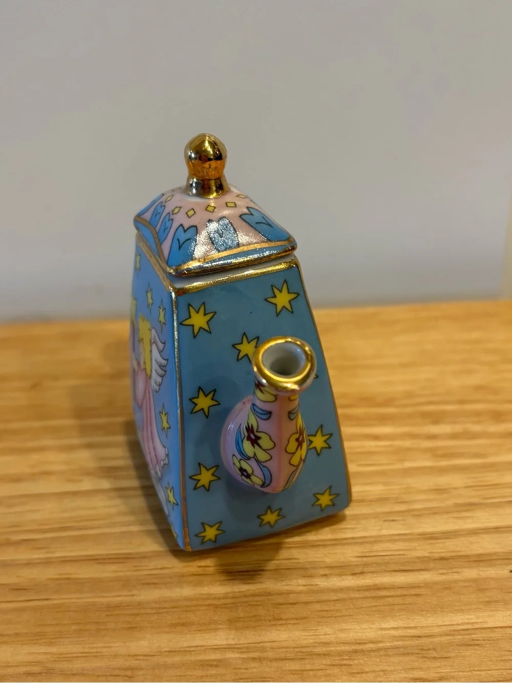 Miniature Vivian Chan  Porcelain Angel Teapot